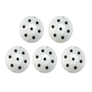 5 un. Plafon fixador Globo Pera / Master Ventilador de Teto Branco