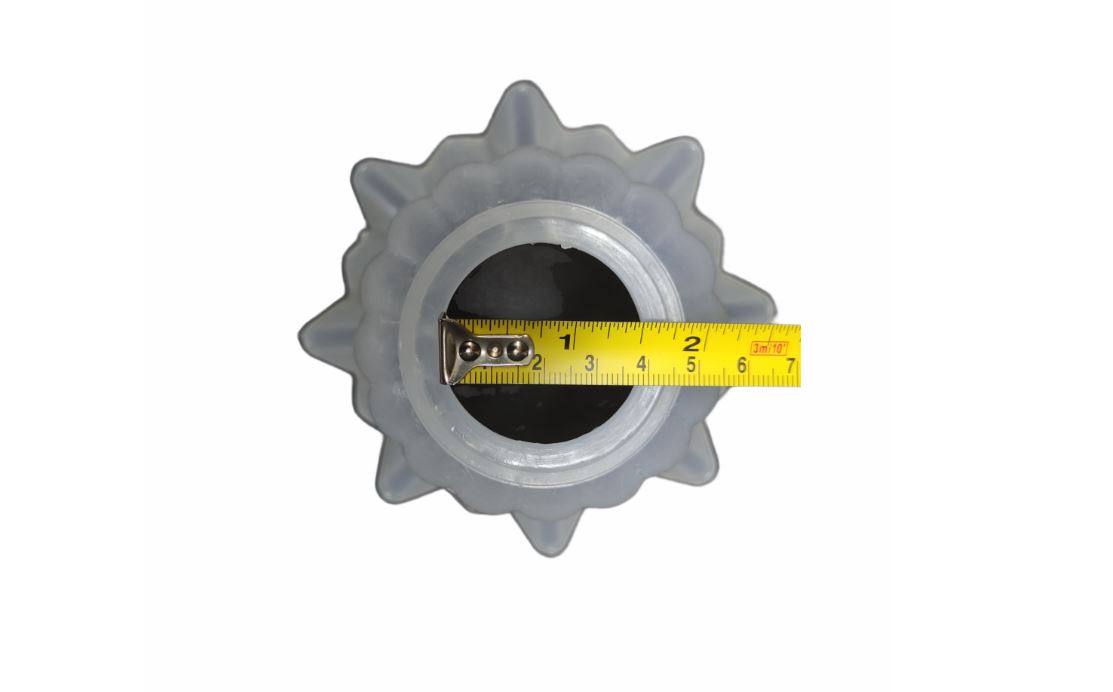 Tulipa Plástica Caracol para Lustre e Ventilador de Teto Universal - Kit com 3 Unidades - Imagem 3