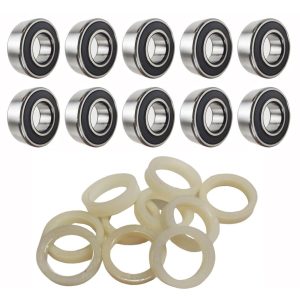 10 un Suporte plástico 10 un Rolamento 608 Substitui Buchas de Ventiladores