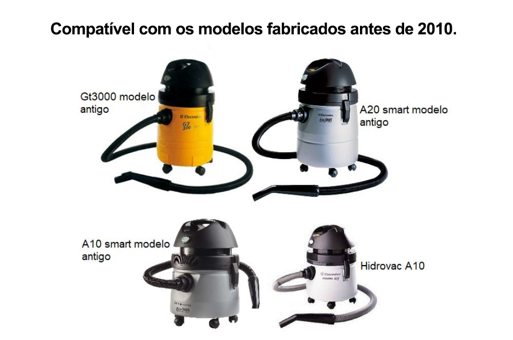Mangueira Asp de Pó 5 Acessórios Electrolux Hidrovac A10 / A20 / A170 / GT3000 Modelo Antigo fabricados antes de 2010 - Imagem 5