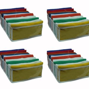 Organizador de Camisetas 35x24x10cm Kit com 4un.
