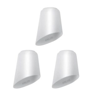 Kit c/ 03 Un. Tulipa Plástica Moderna Pata de Vaca p/ Lustre e Ventilador de Teto Universal