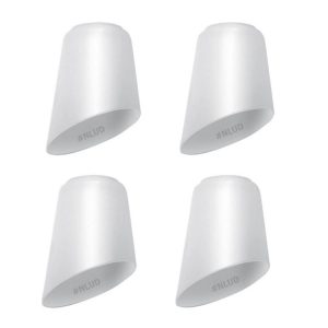 Kit c/ 04 Un. Tulipa Plástica Moderna Pata de Vaca p/ Lustre e Ventilador de Teto Universal