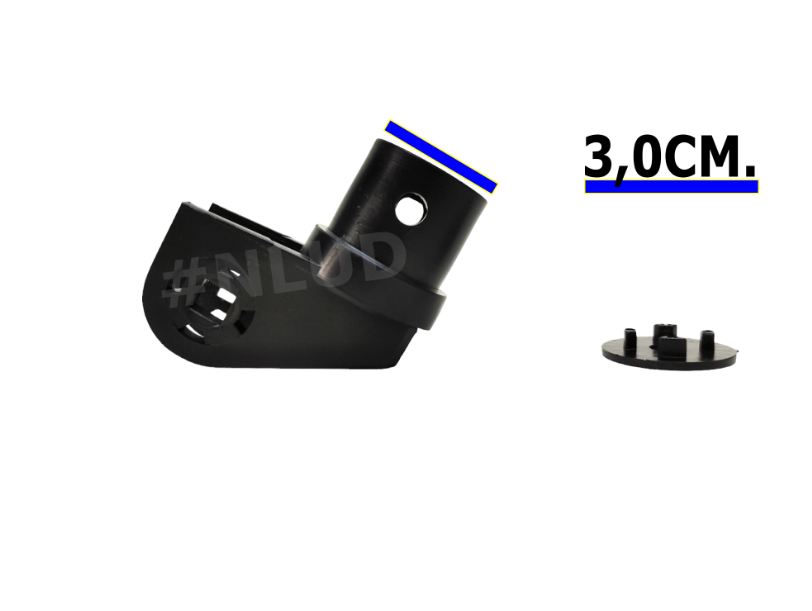 05 un. Suporte do Motor / Bucha Central Ventilador Arge / Loren-Sid Grande - Imagem 2