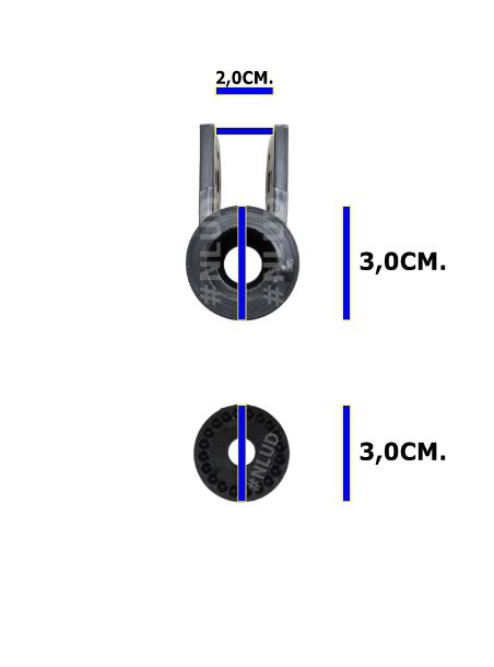 05 un. Suporte do Motor / Bucha Central Ventilador Arge / Loren-Sid Grande - Imagem 4