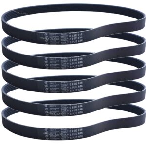 05 un. Correia para Tanquinho New Maq 10kg  12kg  6 PJE 616  /  JMA 616